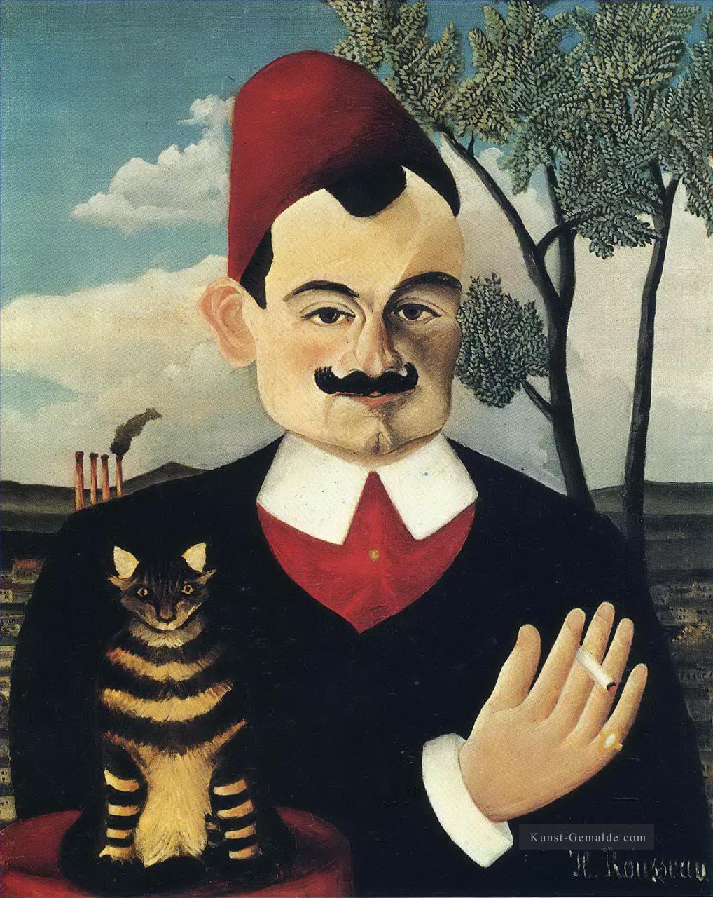 Porträt von Monsieur X Pierre Loti Henri Rousseau Post Impressionismus Naive Primitivismus Ölgemälde